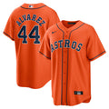 Houston Astros Yordan Álvarez Orange Alternate Replica Player Baseball Jersey