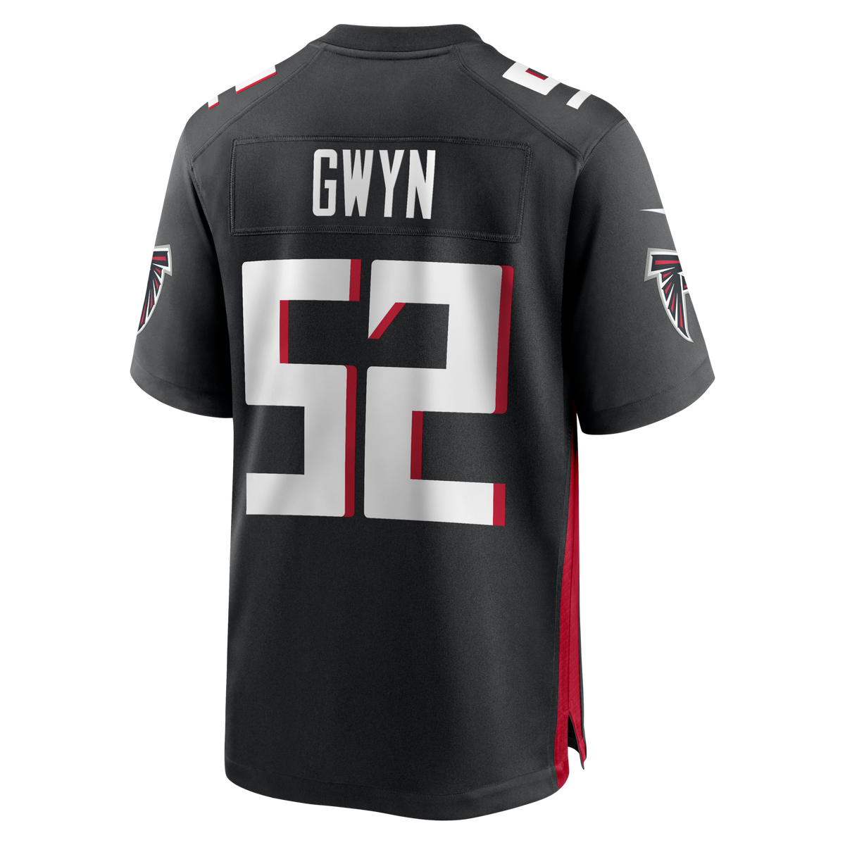 Atlanta Falcons Jovaughn Gwyn Black Team Game Football Jersey