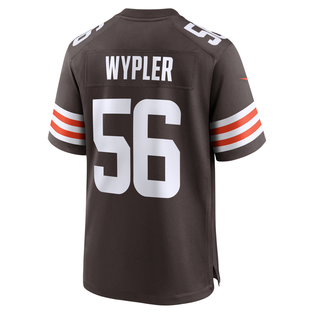 Cleveland Browns Luke Wypler Brown Team Game Football Jersey