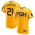 Pittsburgh Pirates Roberto Clemente Gold City Connect Player Baseball Jersey