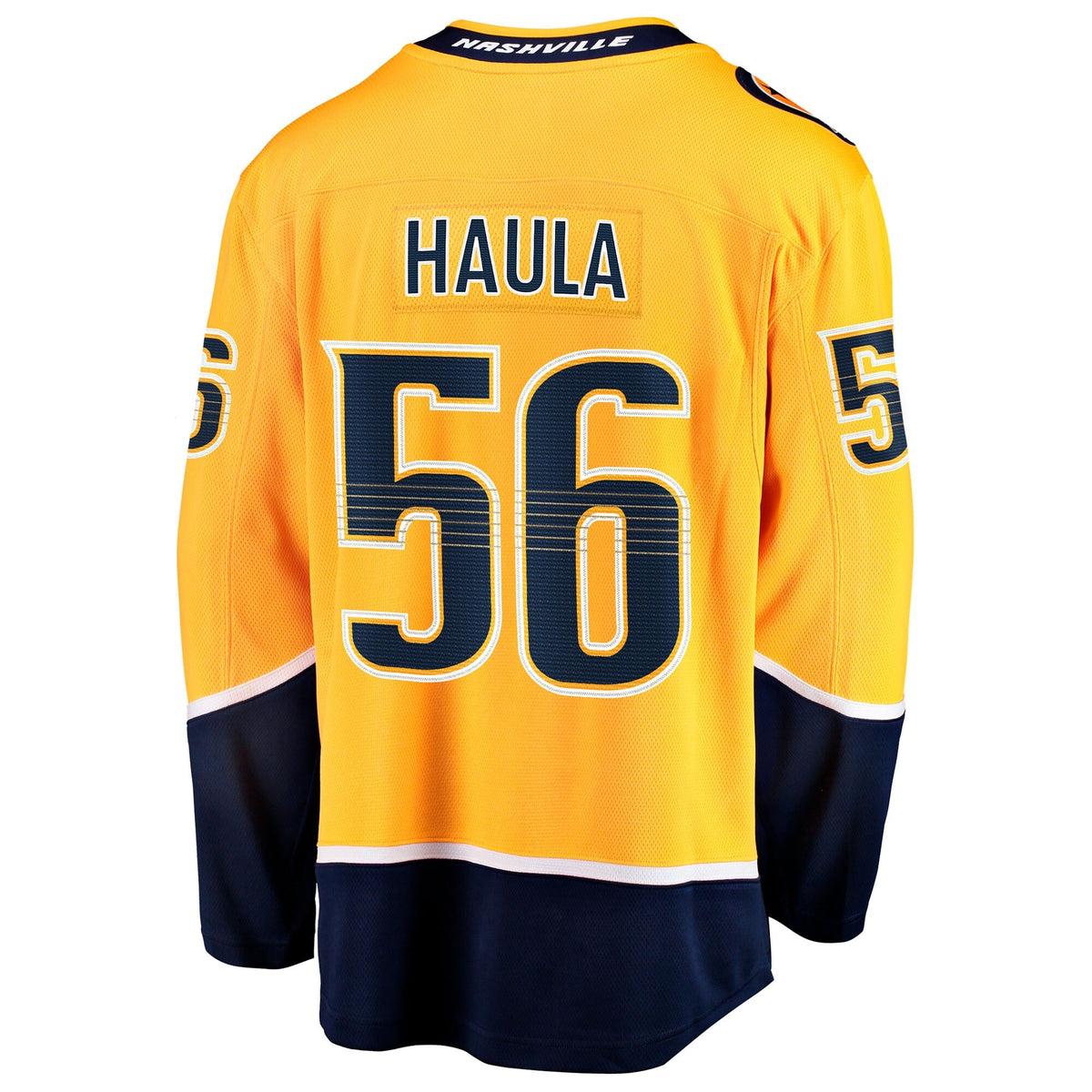 Nashville Predators Erik Haula Gold Home Breakaway Hockey Jersey