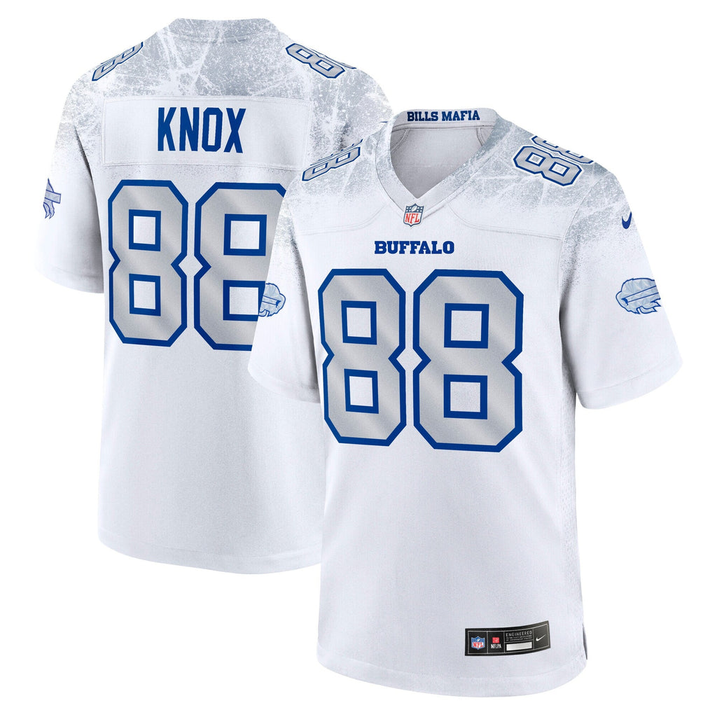 Buffalo Bills Dawson Knox White 2025 Rivalries Collection Game Football Jersey