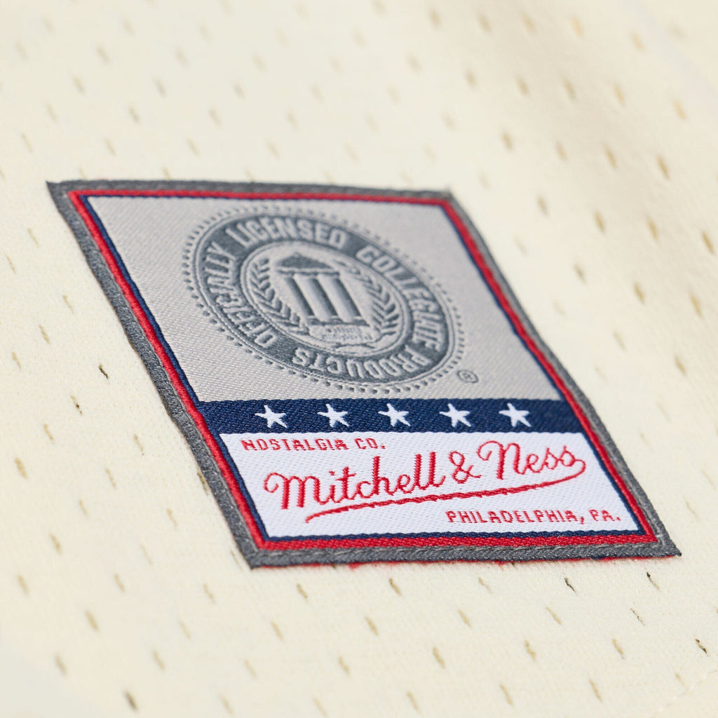 North Carolina Tar Heels Mesh Button-Up Batting Practice Baseball Jersey - Cream