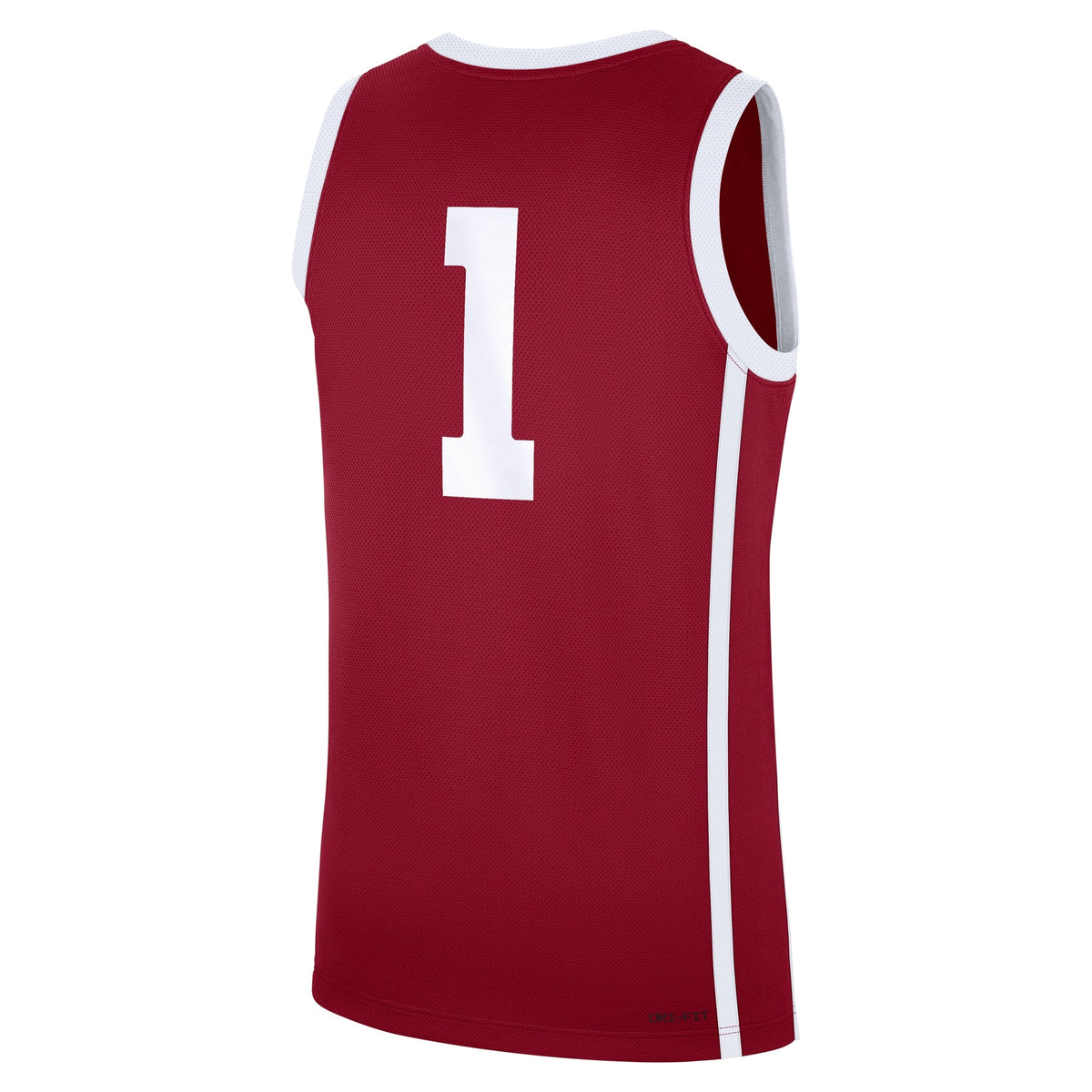Crimson Oklahoma Sooners #1 Road Replica Basketball Jersey
