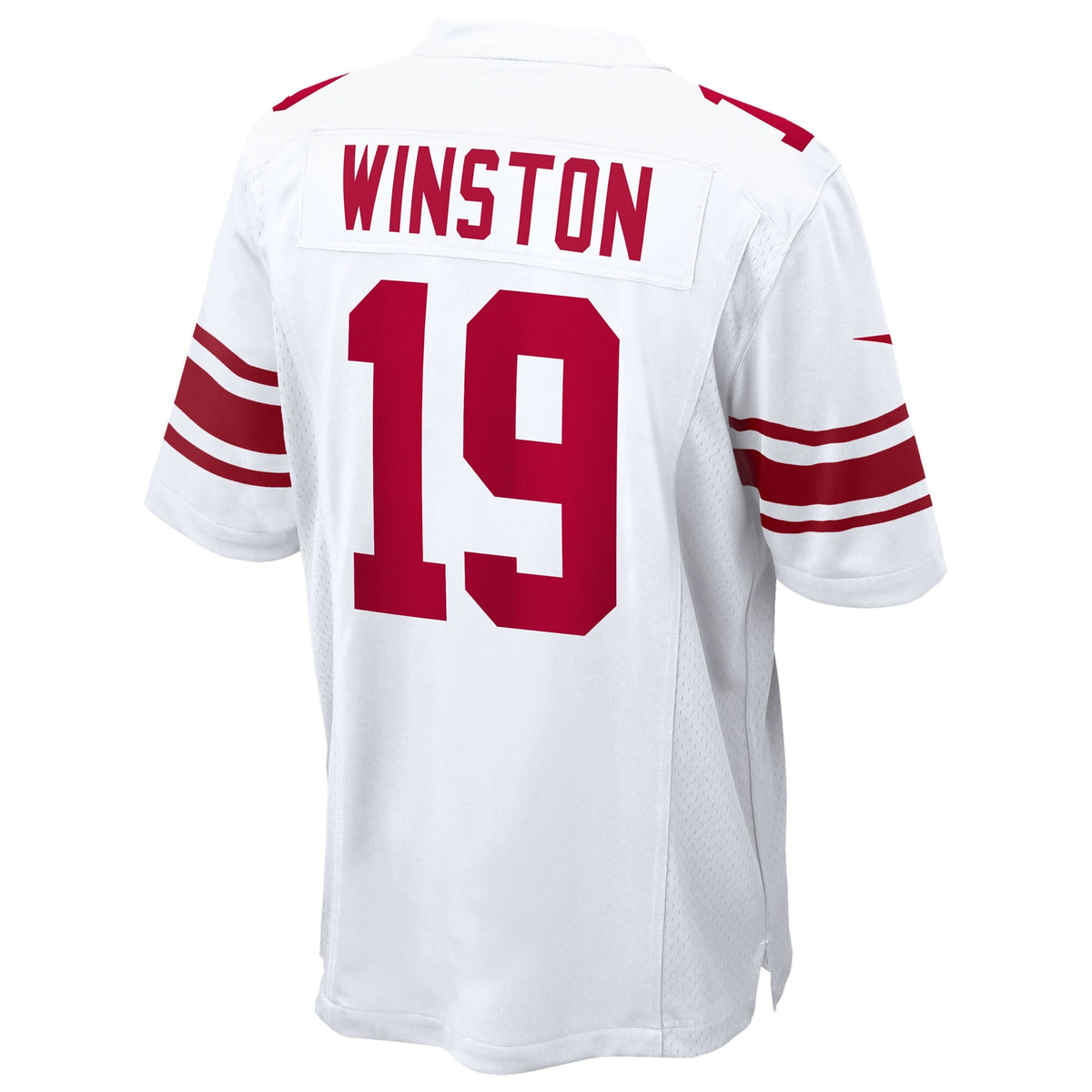 New York Giants Jameis Winston White Game Football Jersey