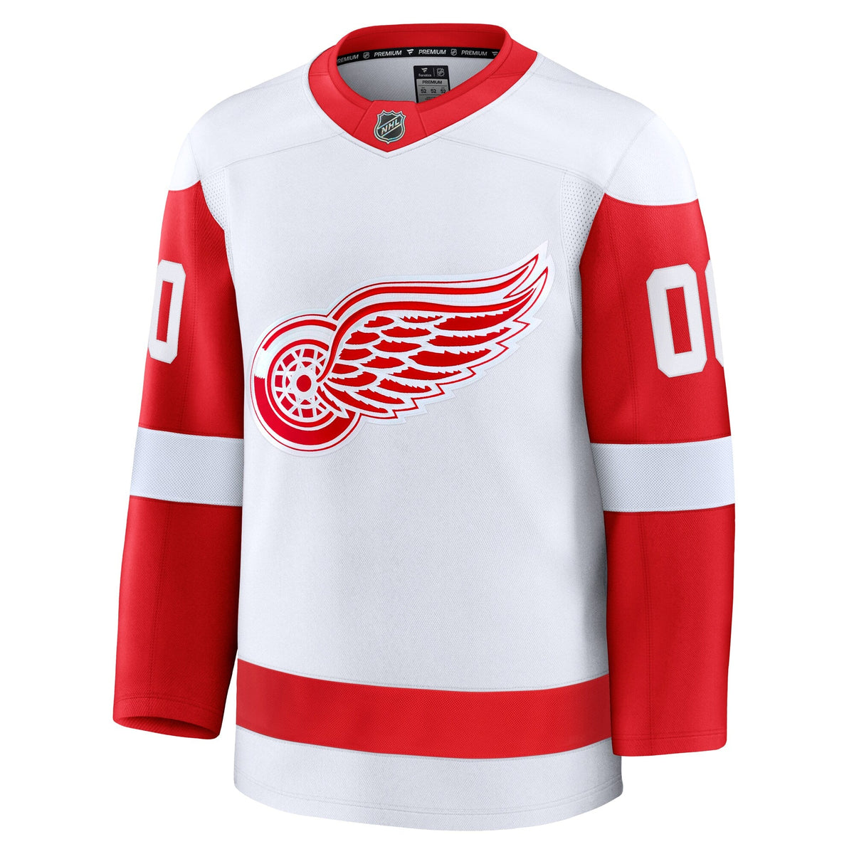 Detroit Red Wings White Away Premium Custom Jersey