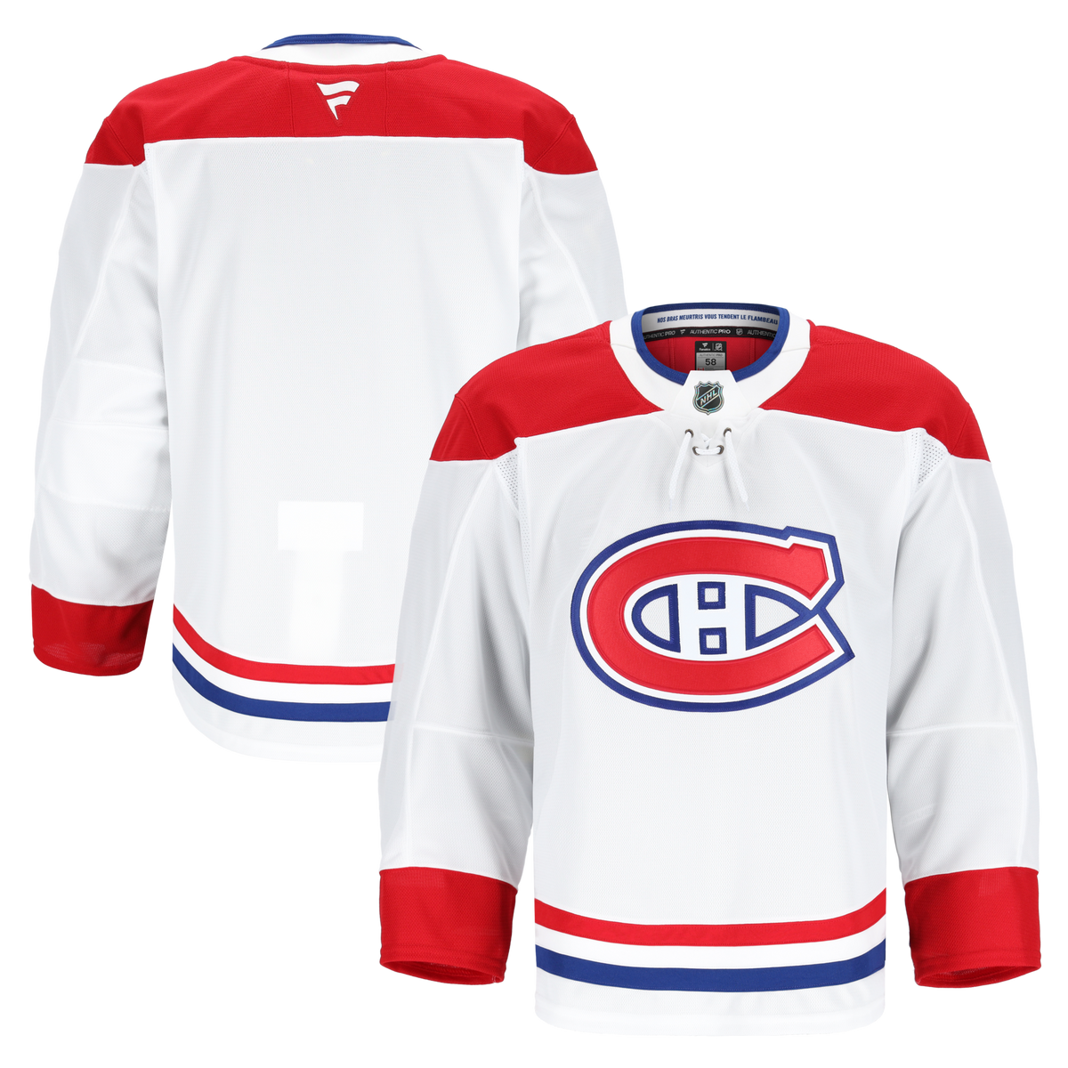 Montreal Canadiens White Away Pro Jersey