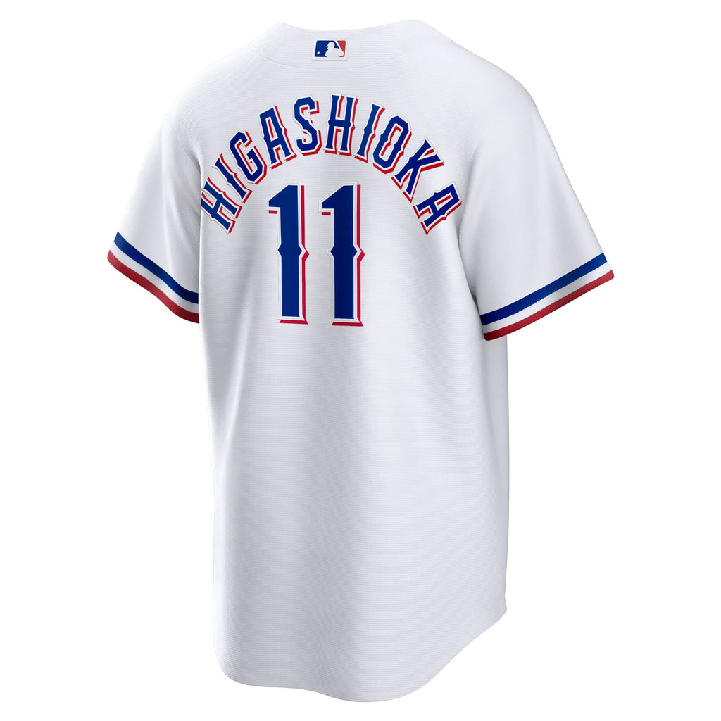 Texas Rangers Kyle Higashioka White Home Replica Baseball Jersey