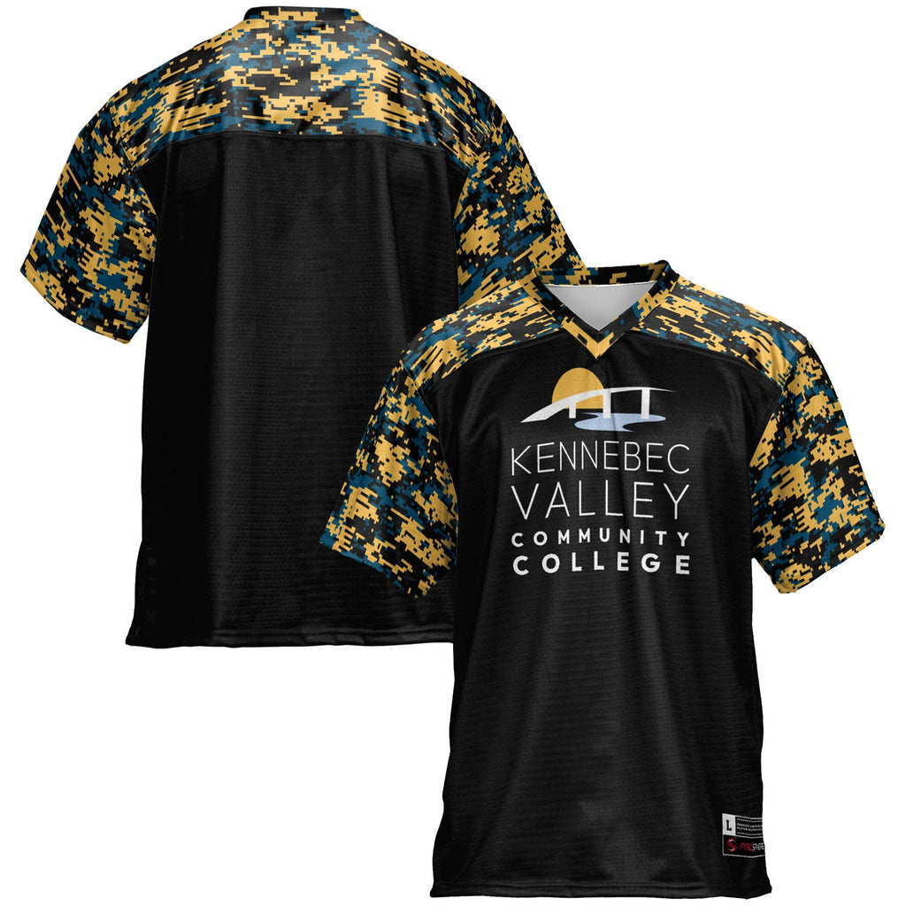 Kennebec Valley Community College Football Jersey - Black