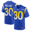 Los Angeles Rams Josh Wallace Royal Game Football Jersey