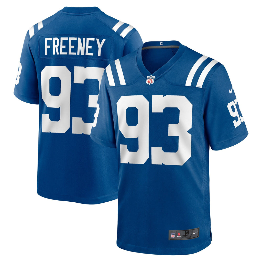 Indianapolis Colts Dwight Freeney Royal Team Retired Player Game Football Jersey
