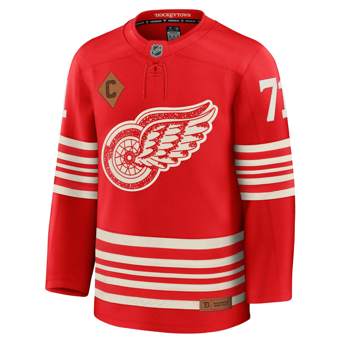 Detroit Red Wings Dylan Larkin Red Centennial Premium Player Jersey