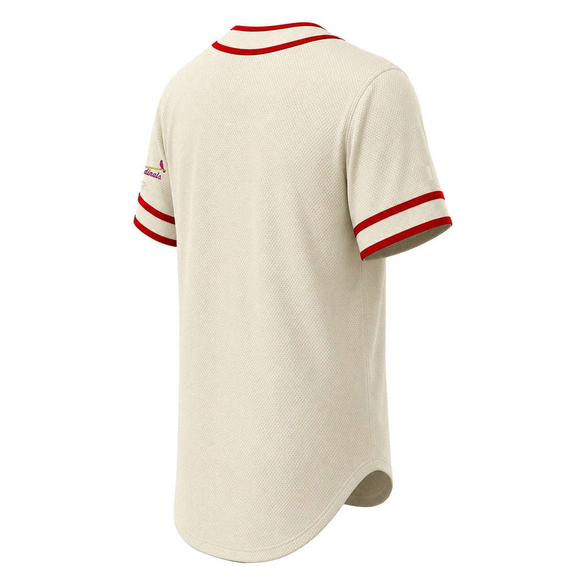 St. Louis Cardinals Stitches Natural Throwback Fashion Baseball Jersey