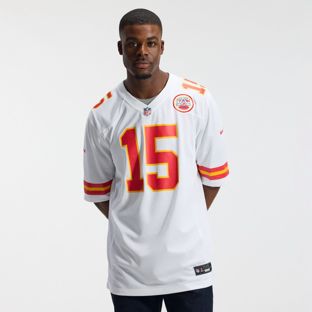 Kansas City Chiefs Patrick Mahomes White Game Football Jersey