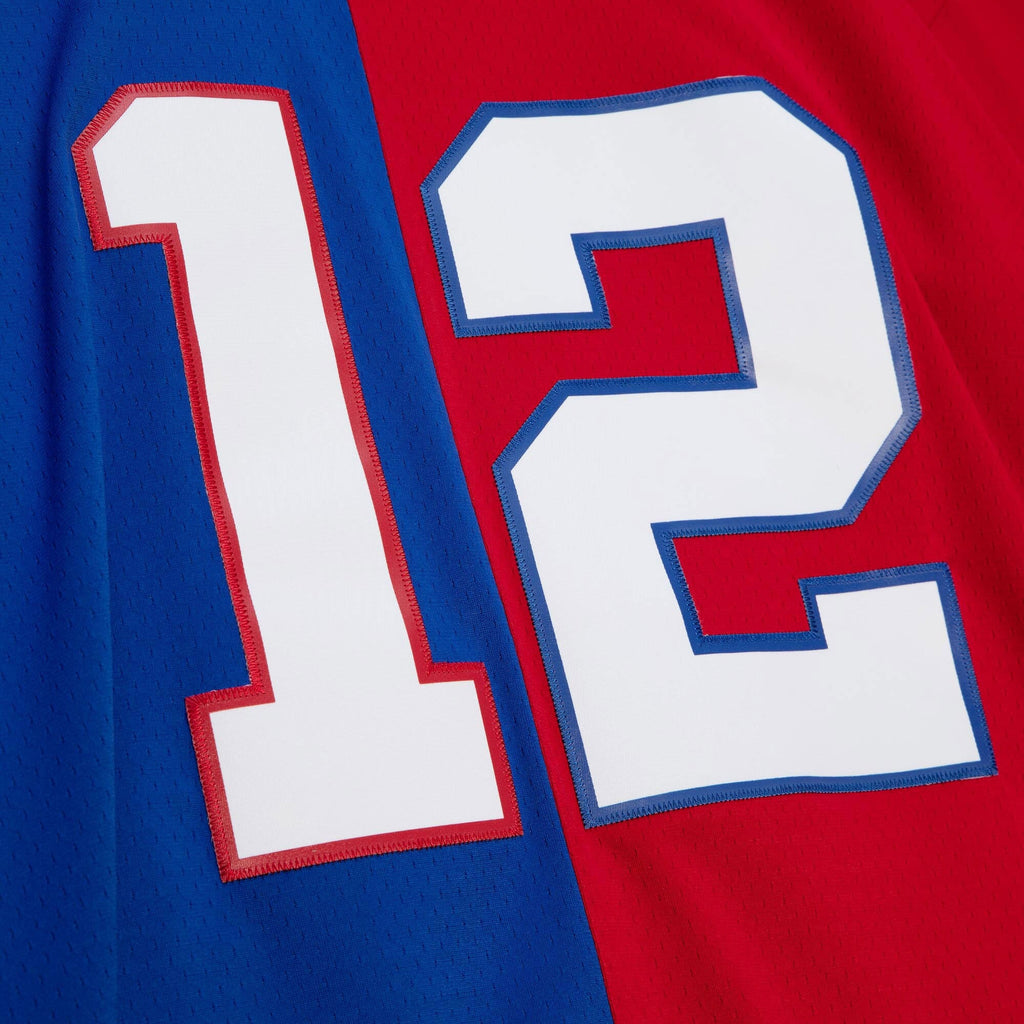 Buffalo Bills Jim Kelly Royal/Red 1990 Split Legacy Replica Football Jersey