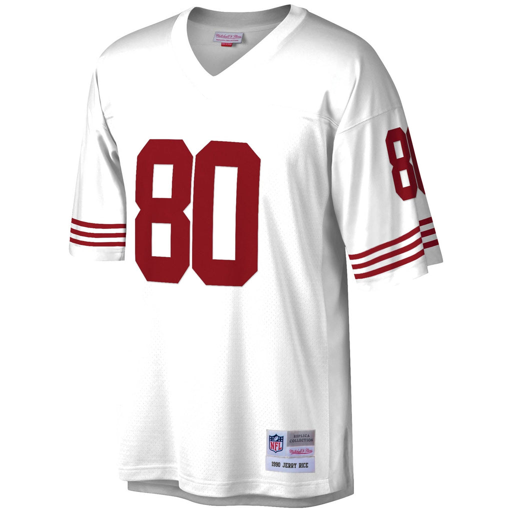 San Francisco 49ers Jerry Rice White Legacy Replica Football Jersey