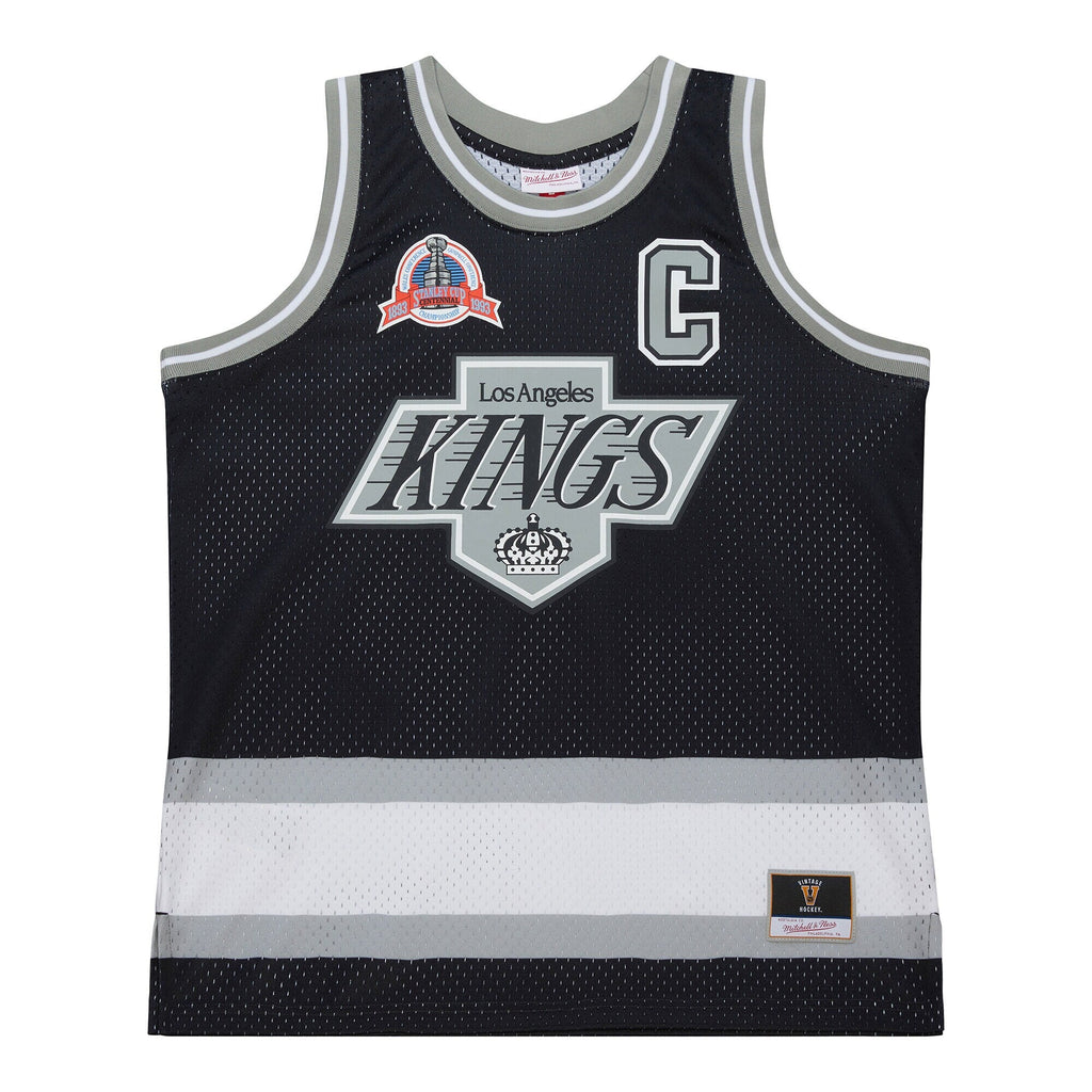 Los Angeles Kings Wayne Gretzky Black Maxxed Out Fashion Basketball Jersey