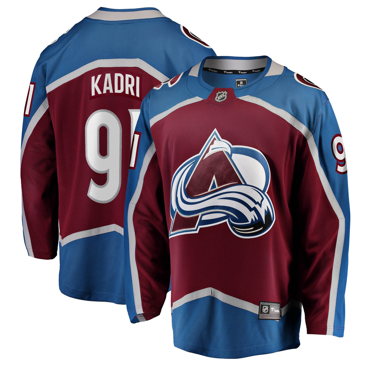 Colorado Avalanche Nazem Kadri Burgundy Home Breakaway Hockey Jersey