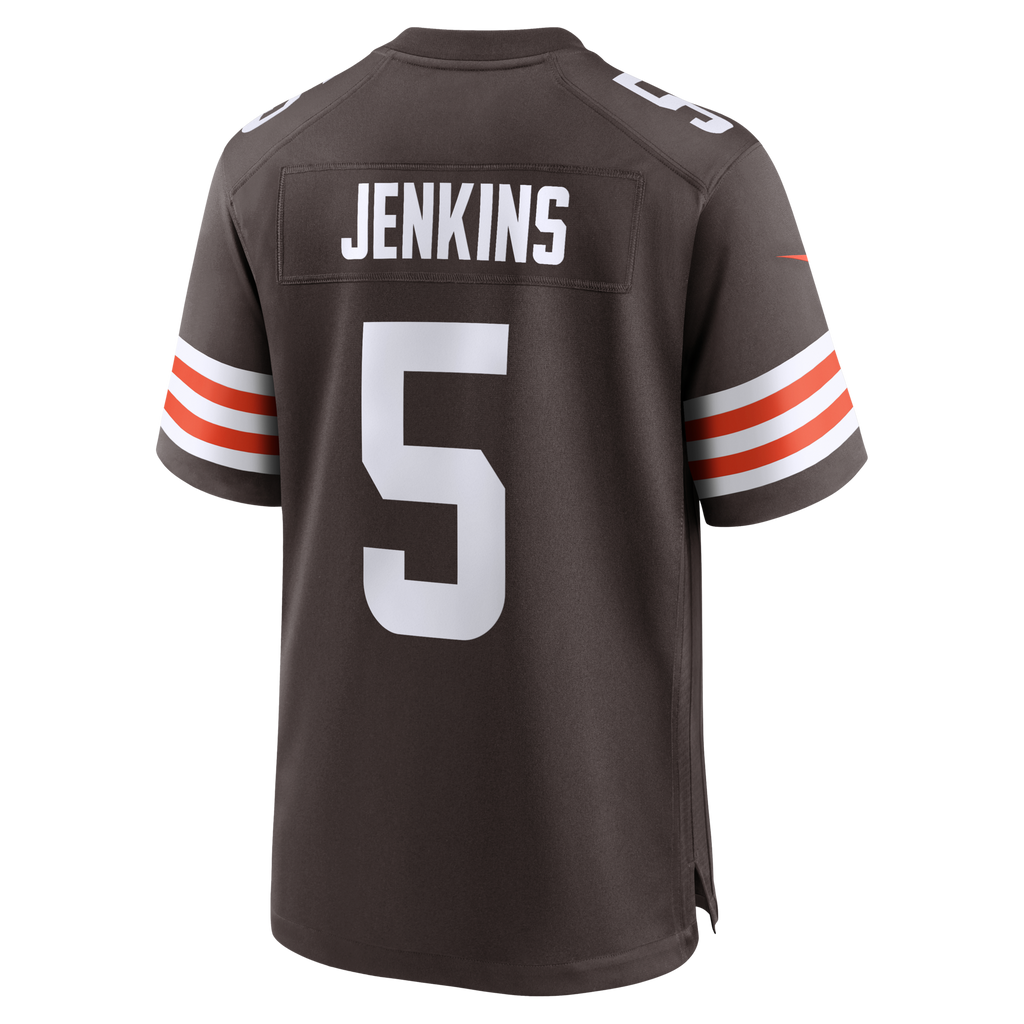 Cleveland Browns Rayshawn Jenkins Brown Team Game Football Jersey