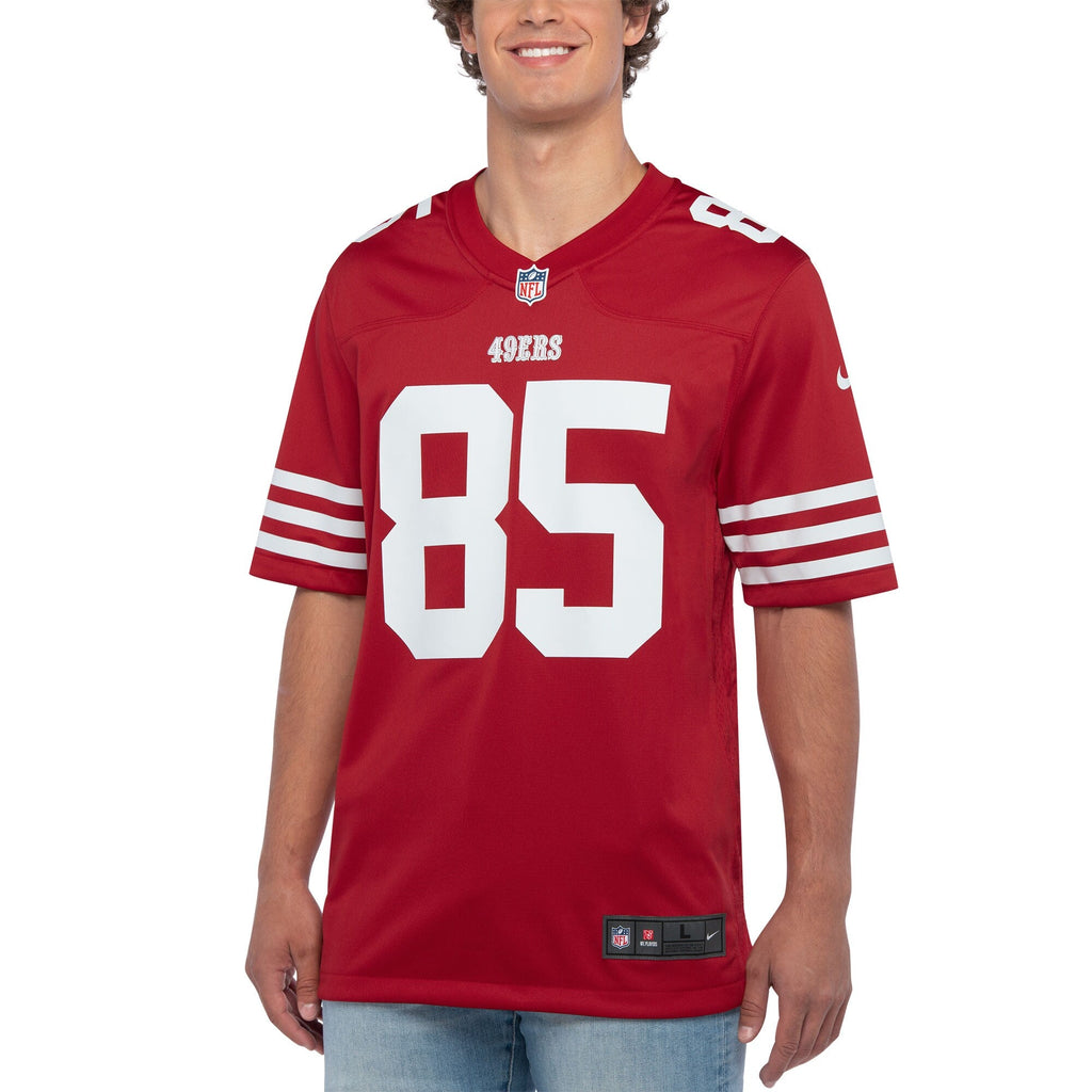 San Francisco 49ers George Kittle Scarlet Player Game Football Jersey