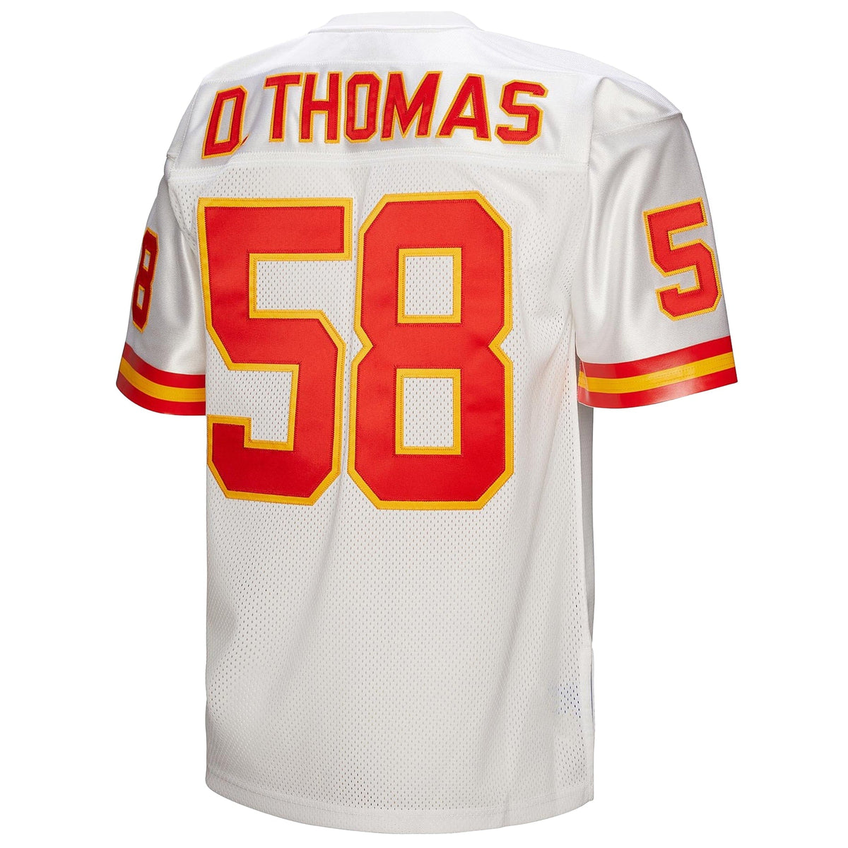 Kansas City Chiefs 1994 Derrick Thomas White Throwback Retired Player Football Jersey
