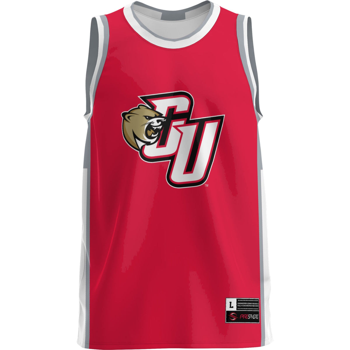 Caldwell Cougars Lightweight Basketball Jersey - Red