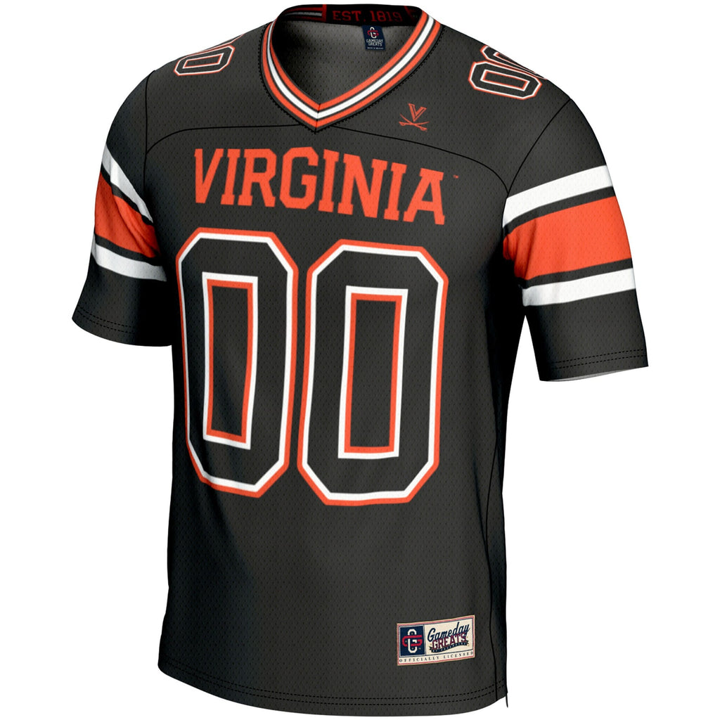 Virginia Cavaliers NIL Pick-A-Player Football Jersey - Black