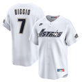 Houston Astros Craig Biggio White Throwback Cooperstown Collection Limited Baseball Jersey