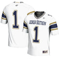 #1 Georgia Southern Eagles Endzone Football Jersey - White