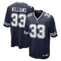 Dallas Cowboys Javonte Williams Navy Team Game Football Jersey