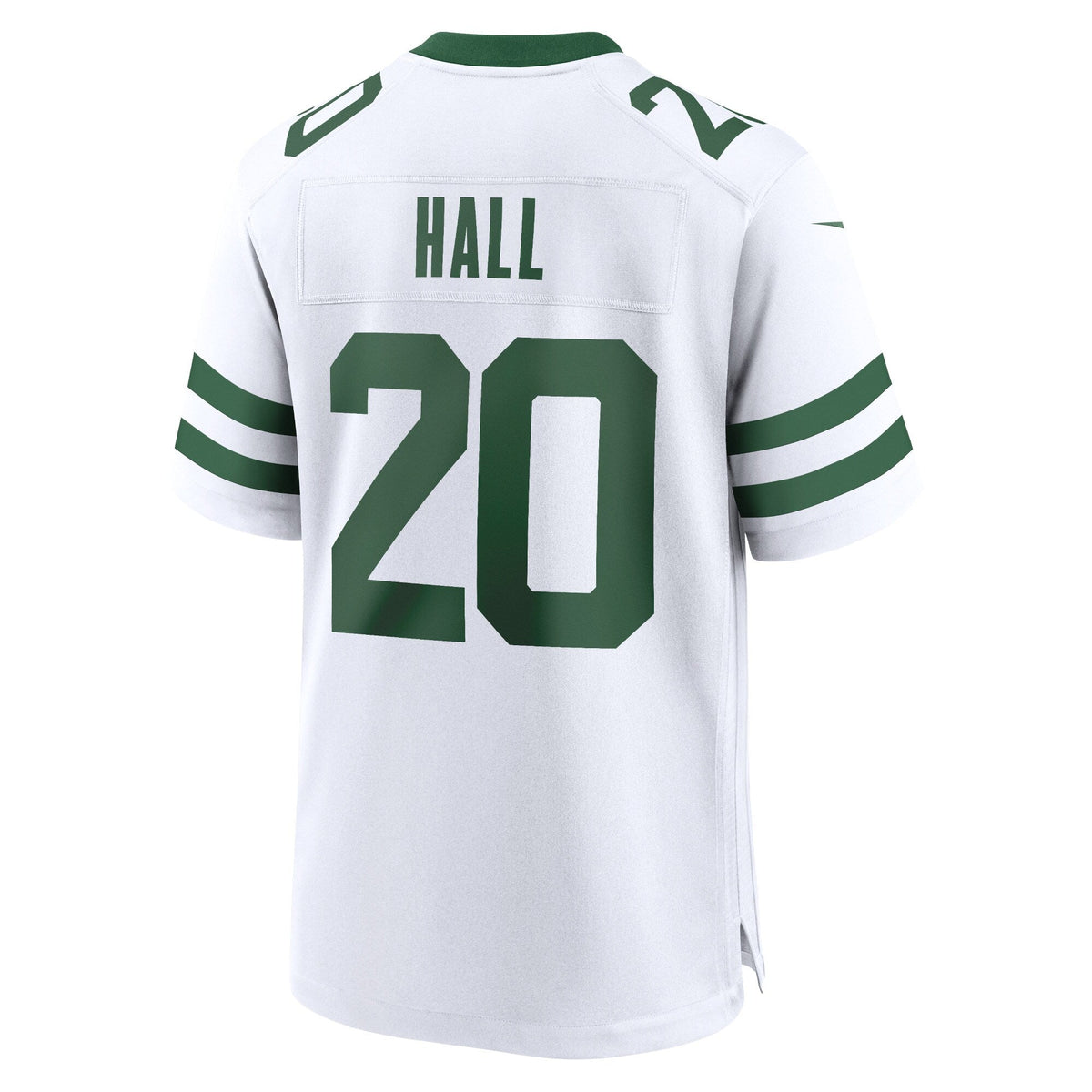 New York Jets Breece Hall Legacy White Game Football Jersey