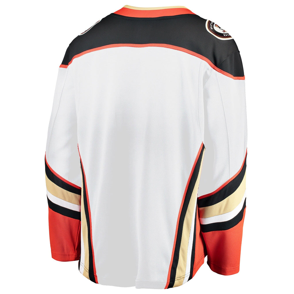 Anaheim Ducks White Breakaway Away Hockey Jersey