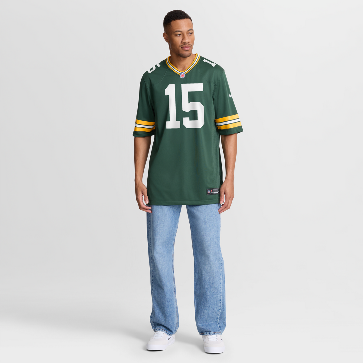 Green Bay Packers Bart Starr Green Game Retired Player Football Jersey