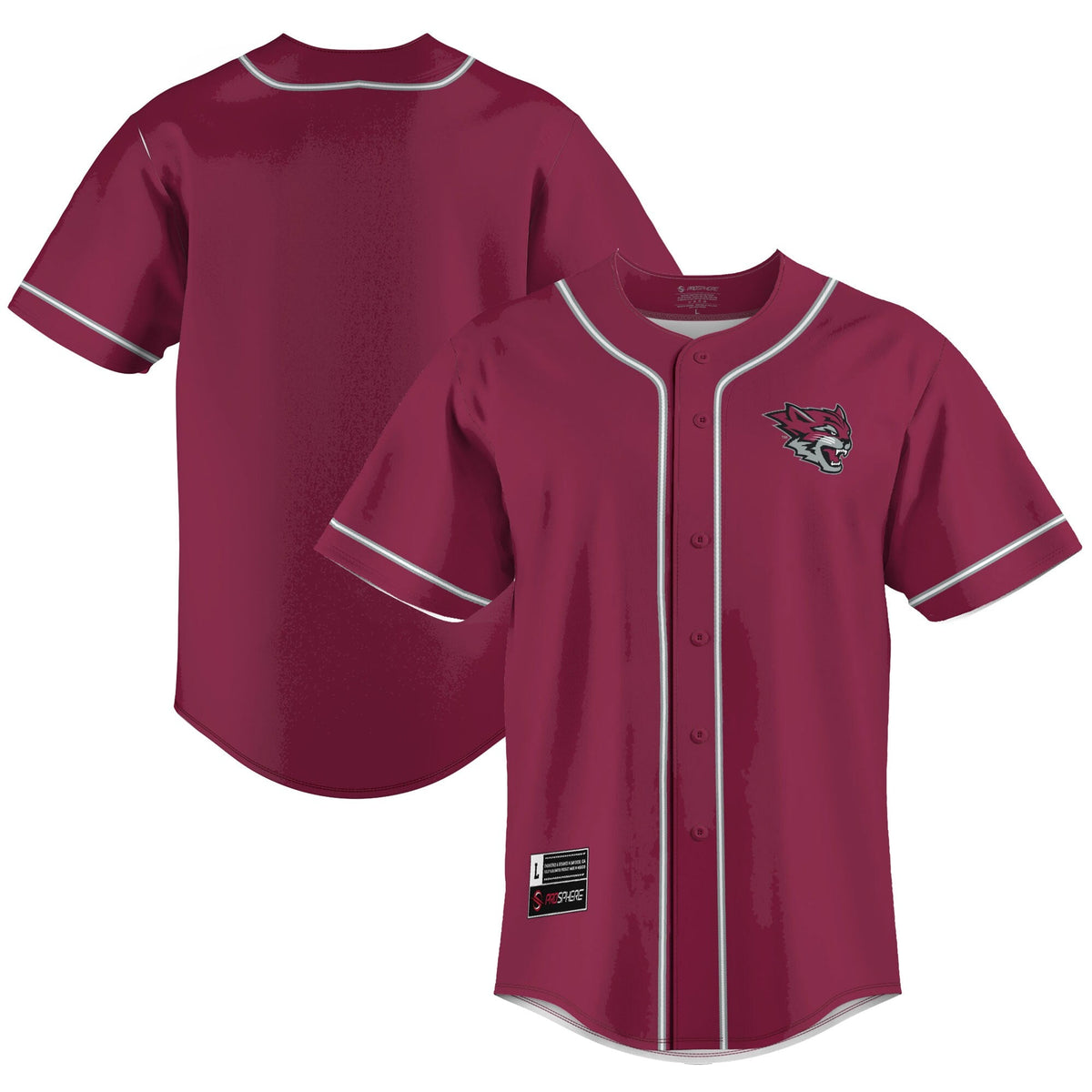 Cal State Chico Wildcats Lightweight Baseball Jersey - Cardinal