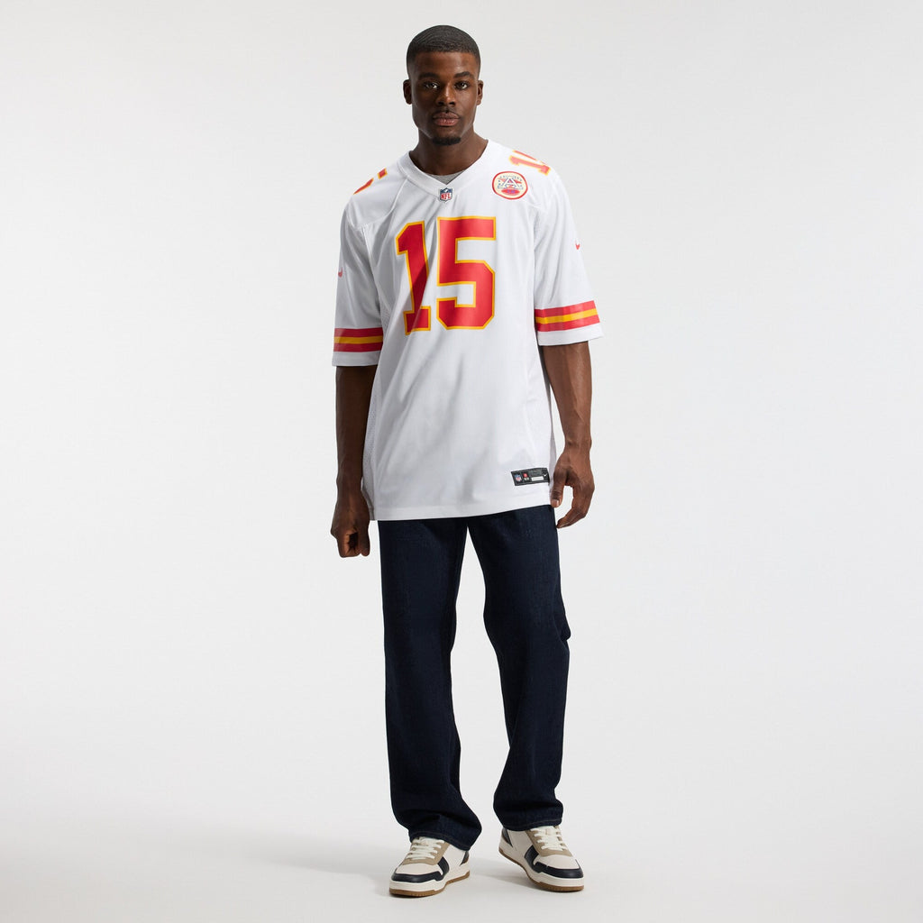 Kansas City Chiefs Patrick Mahomes White Game Football Jersey