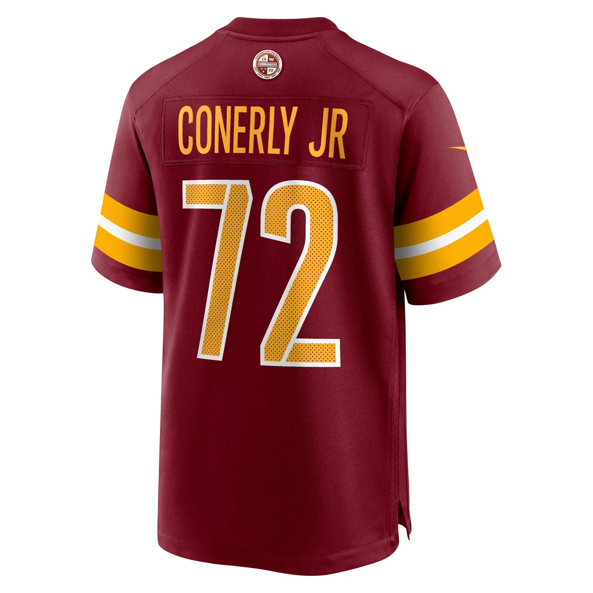 Washington Commanders Josh Conerly Jr. Burgundy Team Game Football Jersey