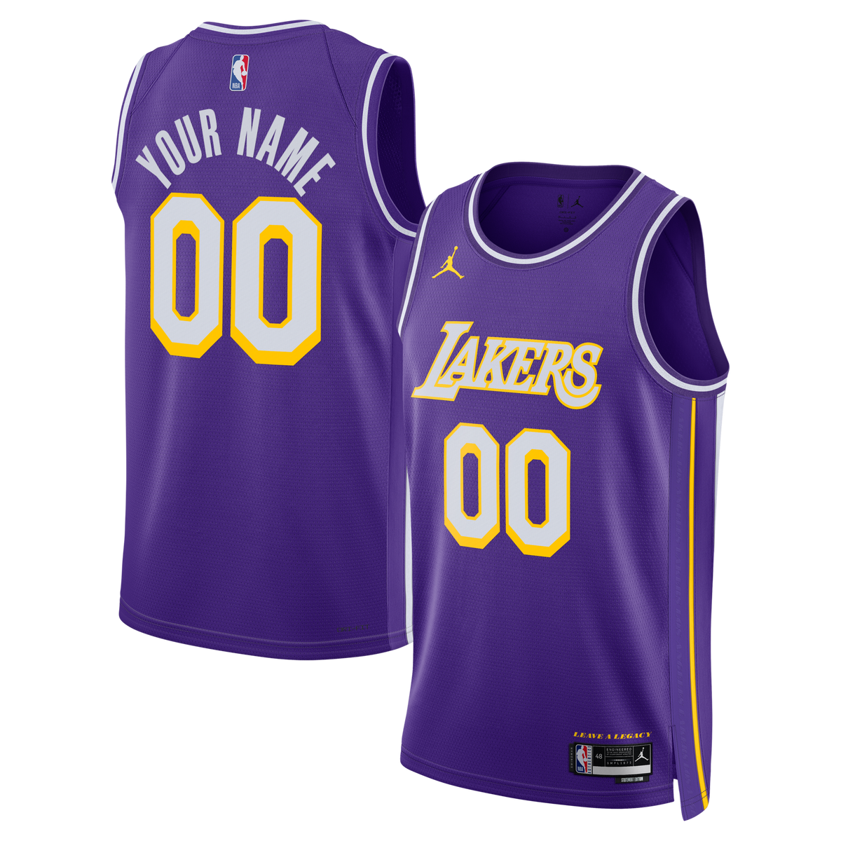 Los Angeles Lakers Statement Jersey - Custom