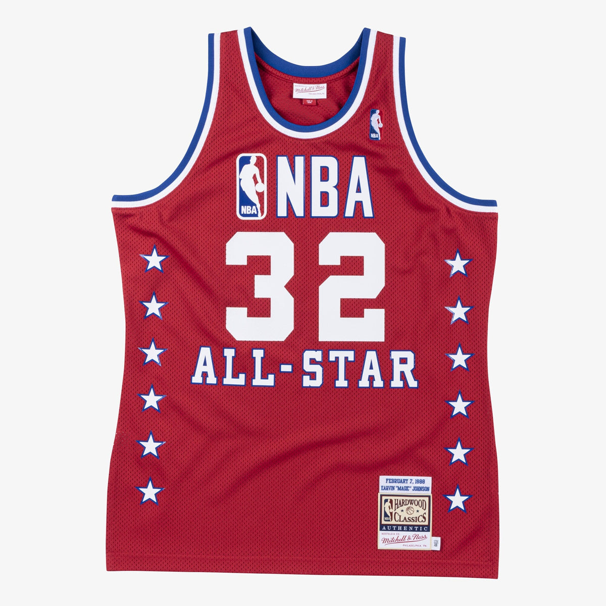 NBA All-Star West Jersey Magic Johnson 1988