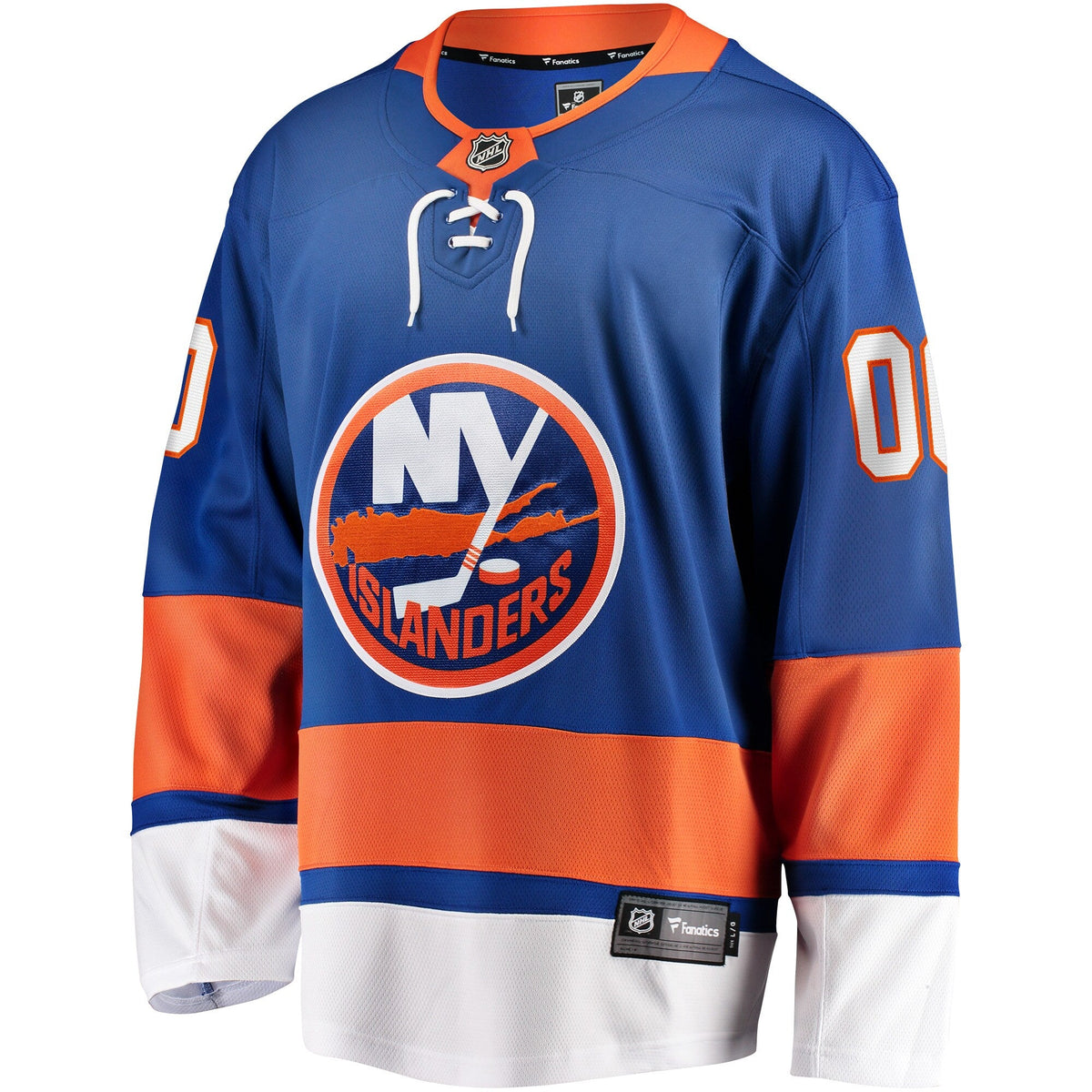 New York Islanders Blue Home Breakaway Custom Hockey Jersey