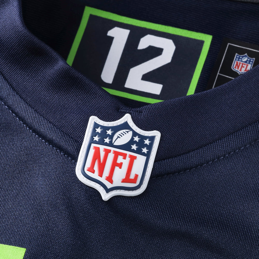Seattle Seahawks Brady Russell College Navy Game Football Jersey