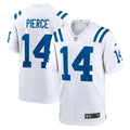 Indianapolis Colts Alec Pierce White Away Game Player Football Jersey