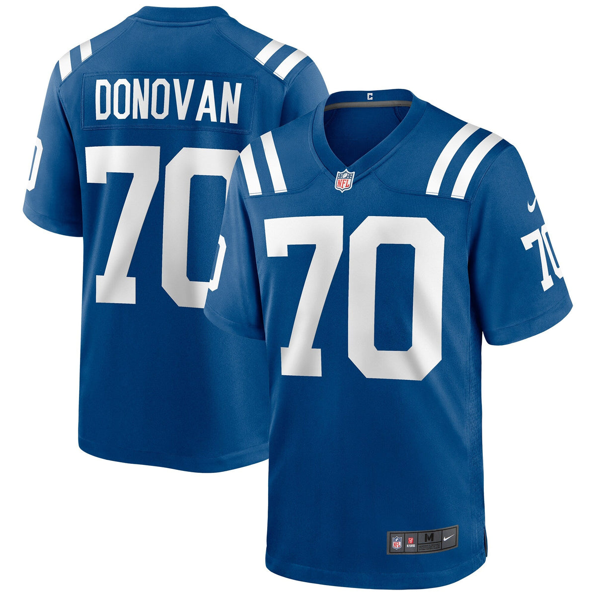 Indianapolis Colts Art Donovan Royal Game Retired Player Football Jersey