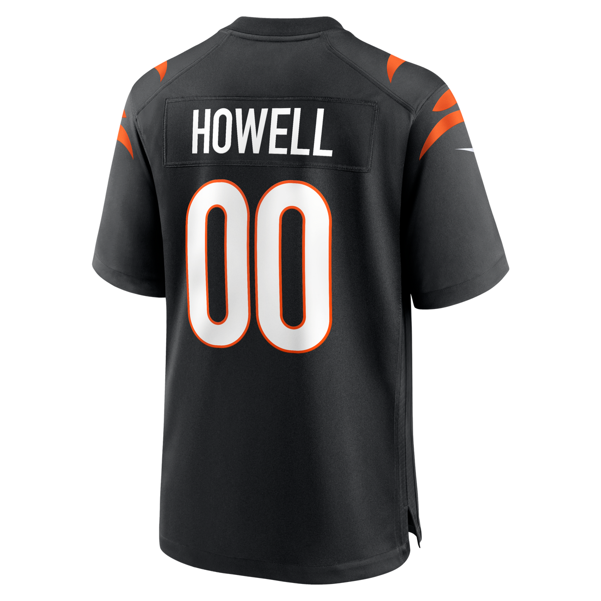 Cincinnati Bengals Cashius Howell Black Team Game Football Jersey