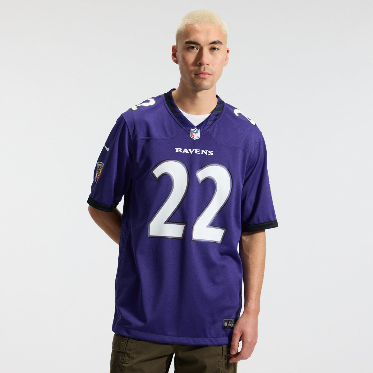 Baltimore Ravens Derrick Henry Purple Team Game Football Jersey