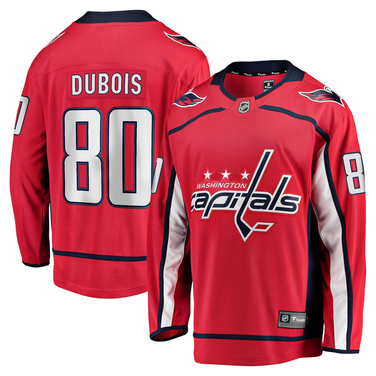 Washington Capitals Pierre-Luc Dubois Red Home Premier Breakaway Player Hockey Jersey