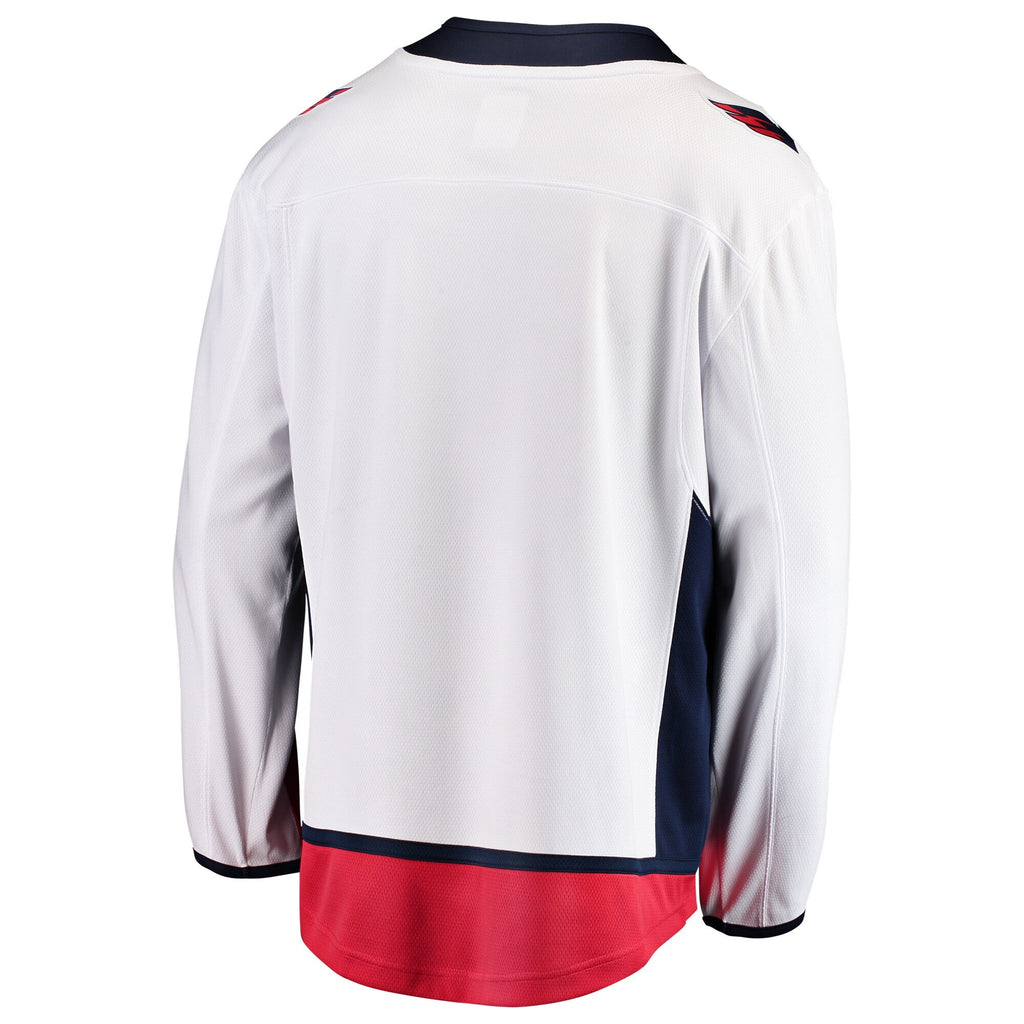 Washington Capitals White Breakaway Away Hockey Jersey