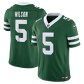 New York Jets Garrett Wilson Legacy Green Team Vapor F.U.S.E. Stitched Limited Football Jersey