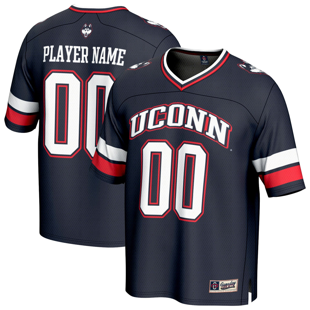 UConn Huskies NIL Pick-A-Player Football Fashion Jersey - Navy