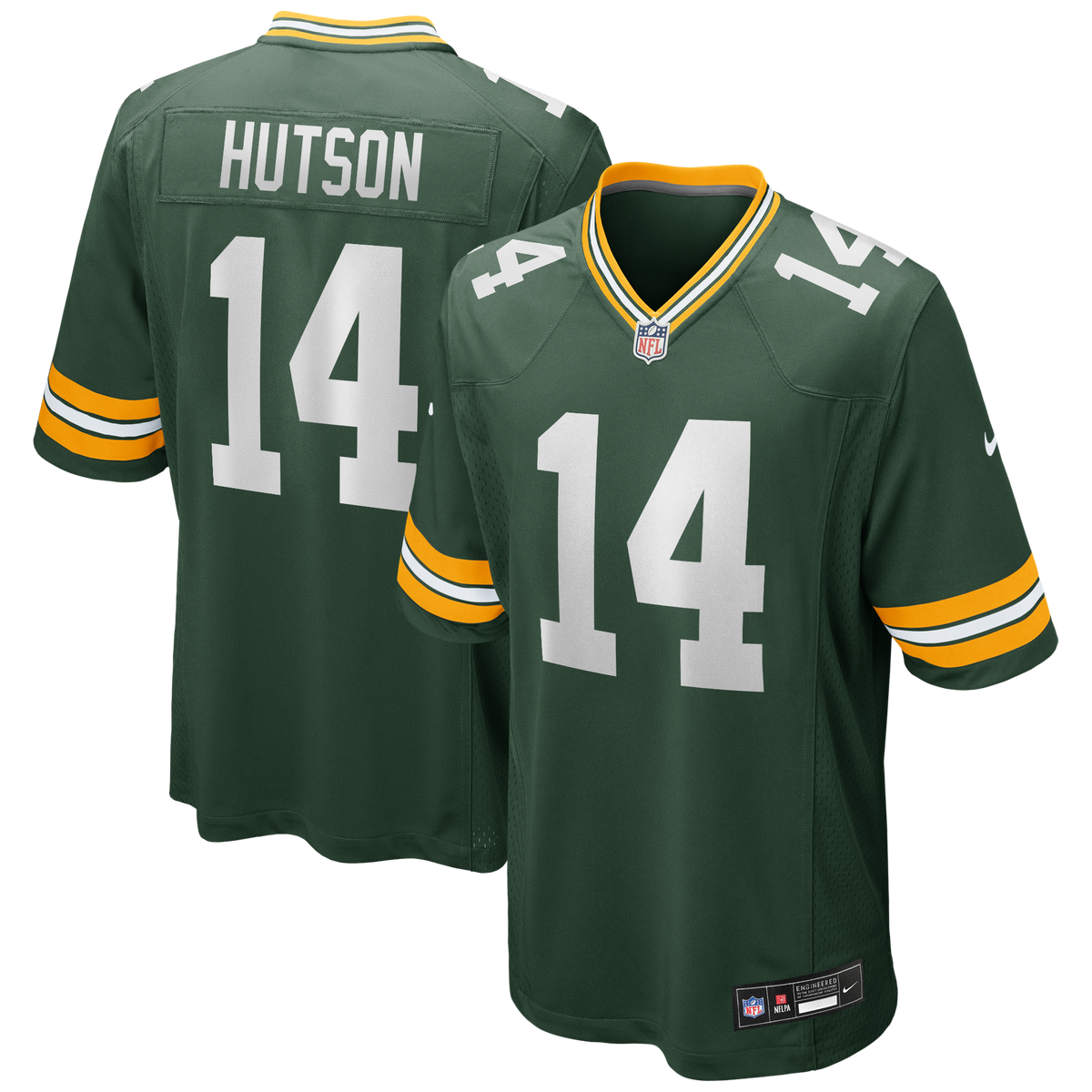 Green Bay Packers Don Hutson Green Game Retired Player Football Jersey