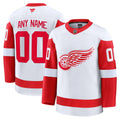 Detroit Red Wings White Away Premium Custom Jersey